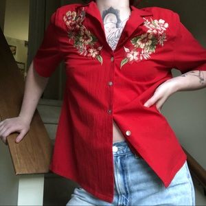 VINTAGE BonWorth Hawaiian Summer Dad Button Up